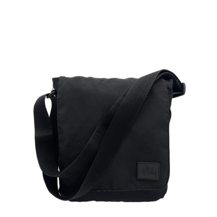 STUSSY◇ショルダーバッグ/ナイロン/BLK/オールド// : セカンド