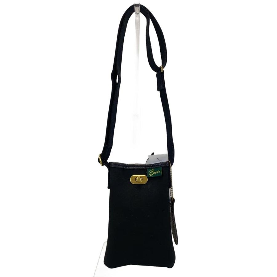 BRADY◇ショルダーバッグ/キャンバス/BLK/IP42-01 : セカンド