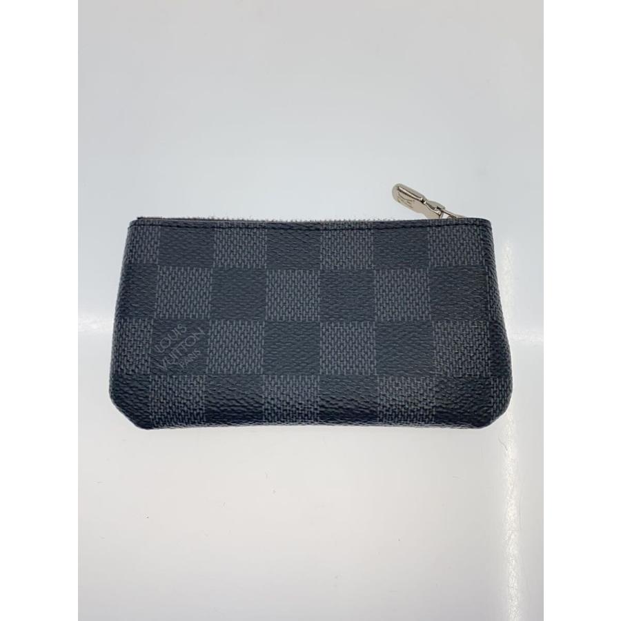 LOUIS VUITTON◇ポシェット・クレ_ダミエ・グラフィット/--/GRY