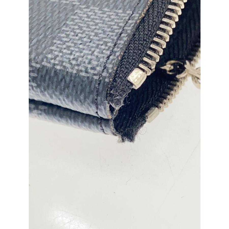 LOUIS VUITTON◇ポシェット・クレ_ダミエ・グラフィット/--/GRY