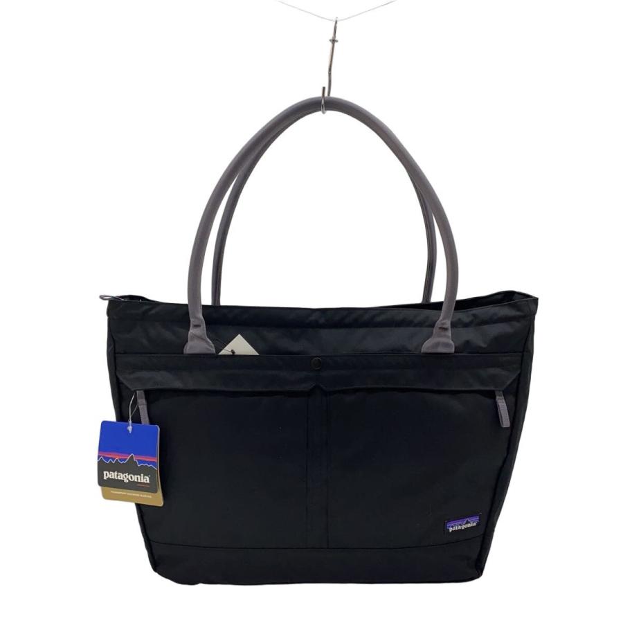patagonia◇トートバッグ/--/BLK/無地/49460/トランスポートトート