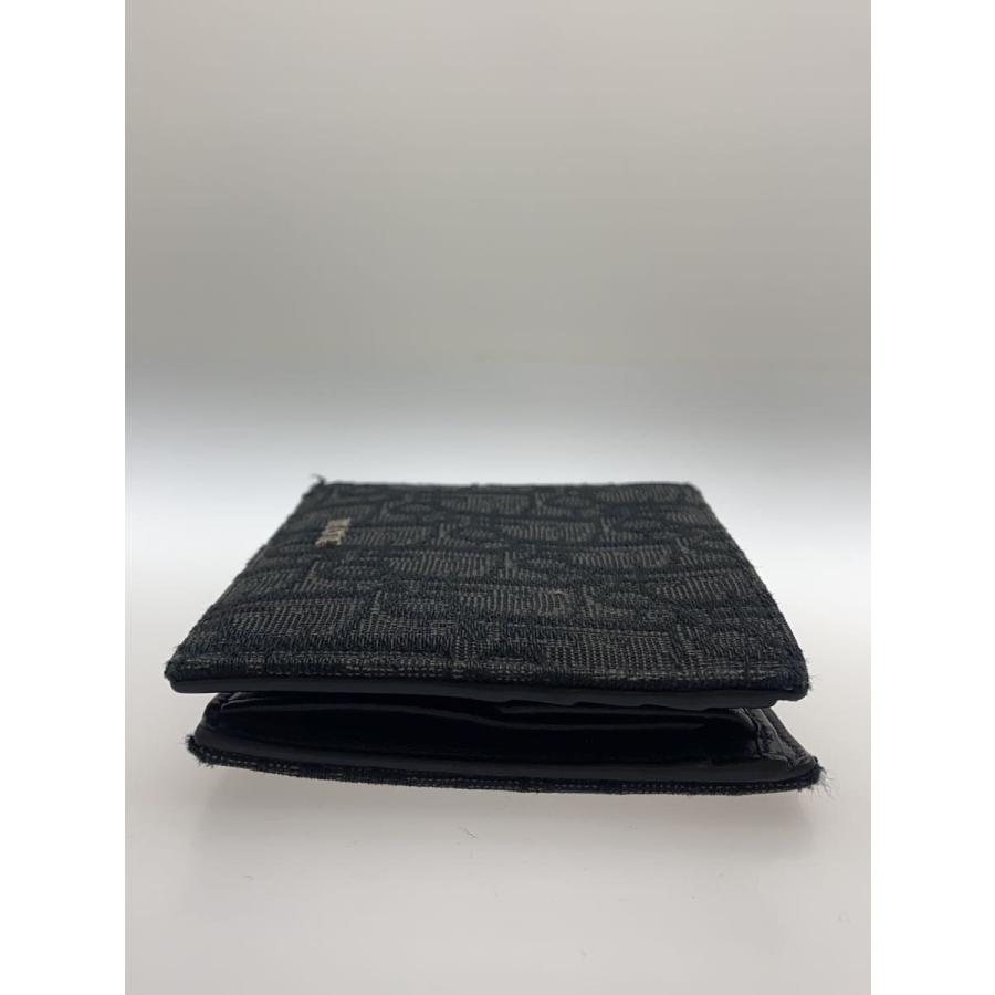 お*ん様 DIOR 二つ折り財布 Christian Dior◇2つ折り財布/--/BLK/総柄/メンズ// : セカンド