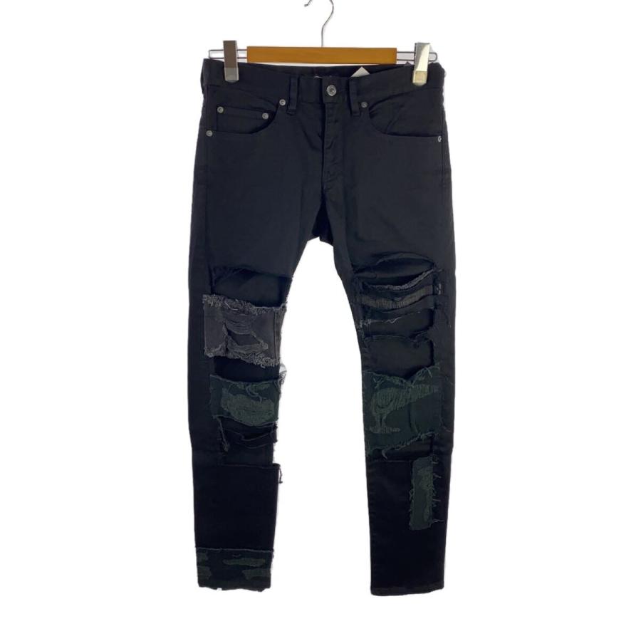 UNDERCOVER◇23SS/ハードダメージストレッチスリムパンツ/2/コットン