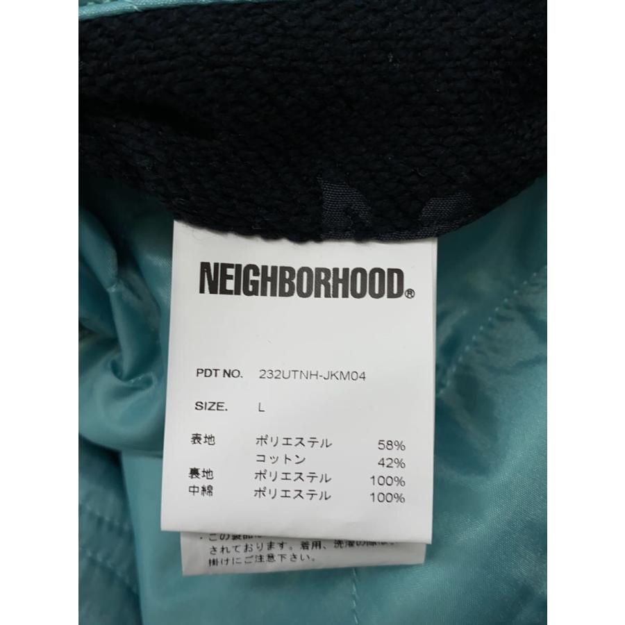 NEIGHBORHOOD◇スーベニアジャケット/L/ポリエステル/ブラック NEIGHBORHOOD◇スーベニアジャケット/L/ポリエステル/ブラック
