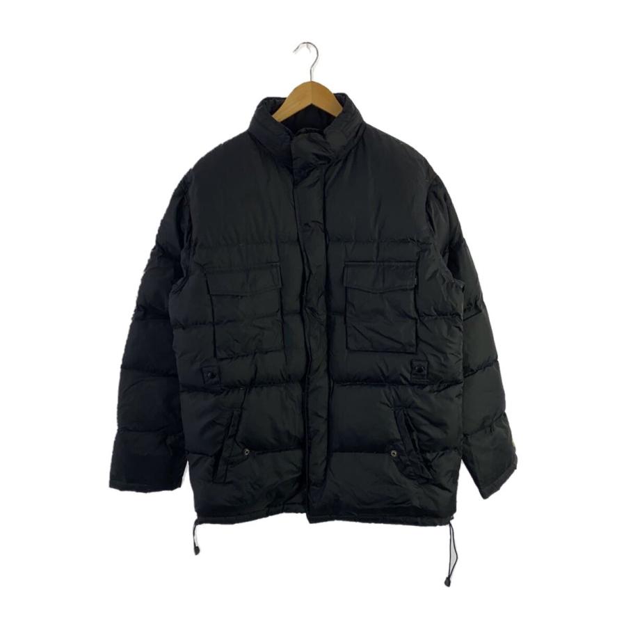 STUSSY◇ダウンジャケット/XL/ナイロン/ブラック/無地 : セカンド 