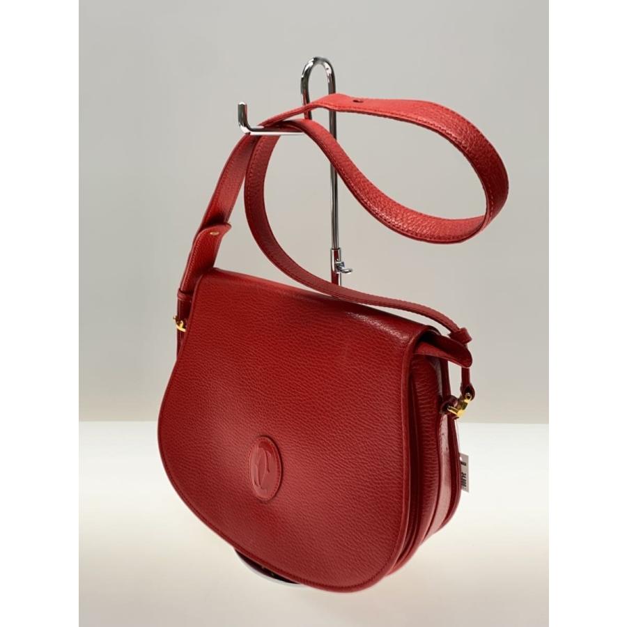 Cartier エンボス加工 赤 ハンドバッグ 箱付き Cartier◇ショルダーバッグ/--/RED/無地// : セカンドストリートYahoo