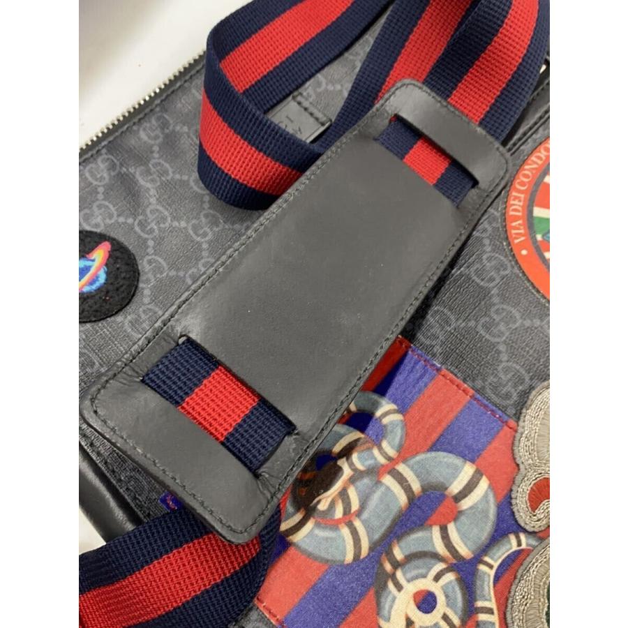 GUCCI◇ショルダーバッグ/--/BLK/総柄/474137 467891/GGスプリーム 