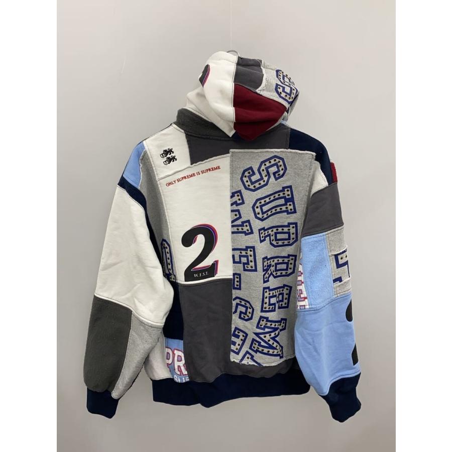 Supreme◇25SS/Patchwork Zip Up Hooded/ジップパーカー/M/コットン