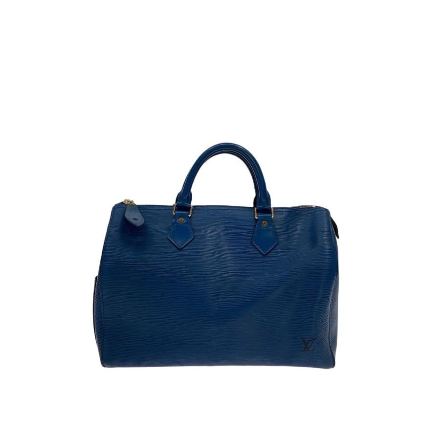 Louis Vuitton ルイヴィトン エピ スピーディ30 トートバッグ 青 LOUIS VUITTON◇スピーディ30_エピ/レザー/BLU : セカンドストリート