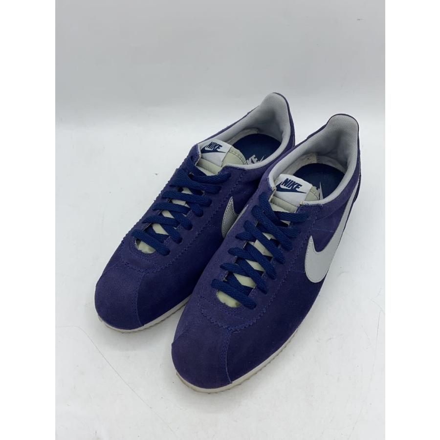 ナイキ　クラシック　コルテッツ　レザー09 スニーカー NIKE◇CLASSIC CORTEZ LEATHER/クラシックコルテッツレザー/ネイビー