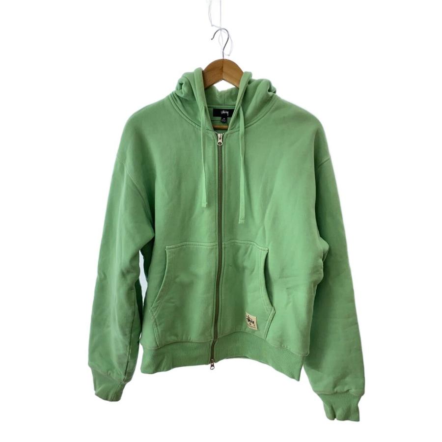 STUSSY◇DOUBLE FACE LABEL ZIP HOODIEジップパーカー/M