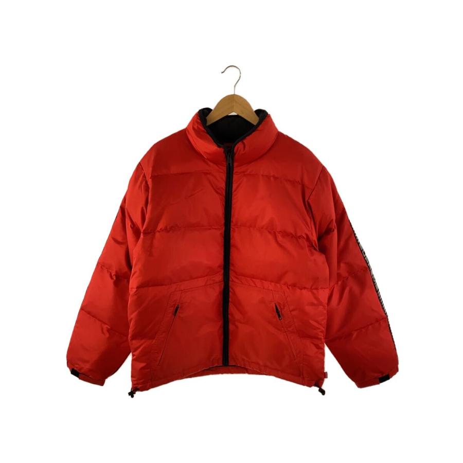 Supreme◇17AW/Reflective Sleeve Logo Puffy/M/ナイロン/RED 