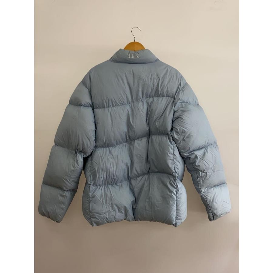 Dime◇Corduroy Wave Puffer Jacket/ダウンジャケット/L/ナイロン/BLU 