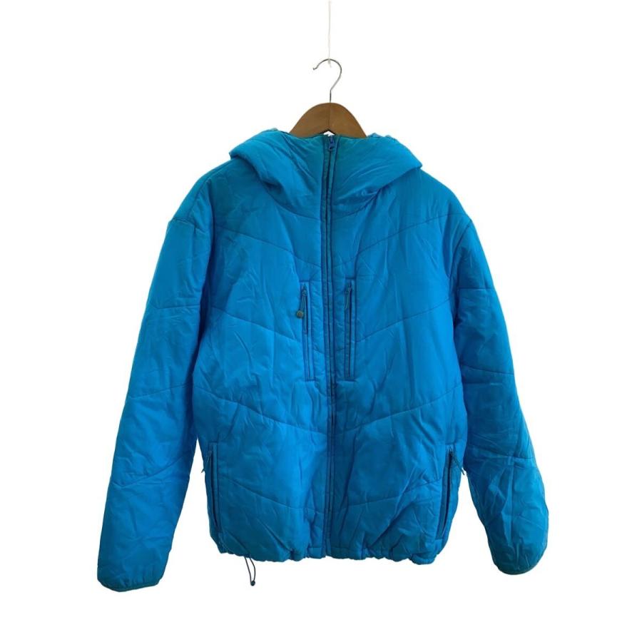 STUSSY◇00S/ダウンジャケット/M/ナイロン/BLU/無地 : セカンド