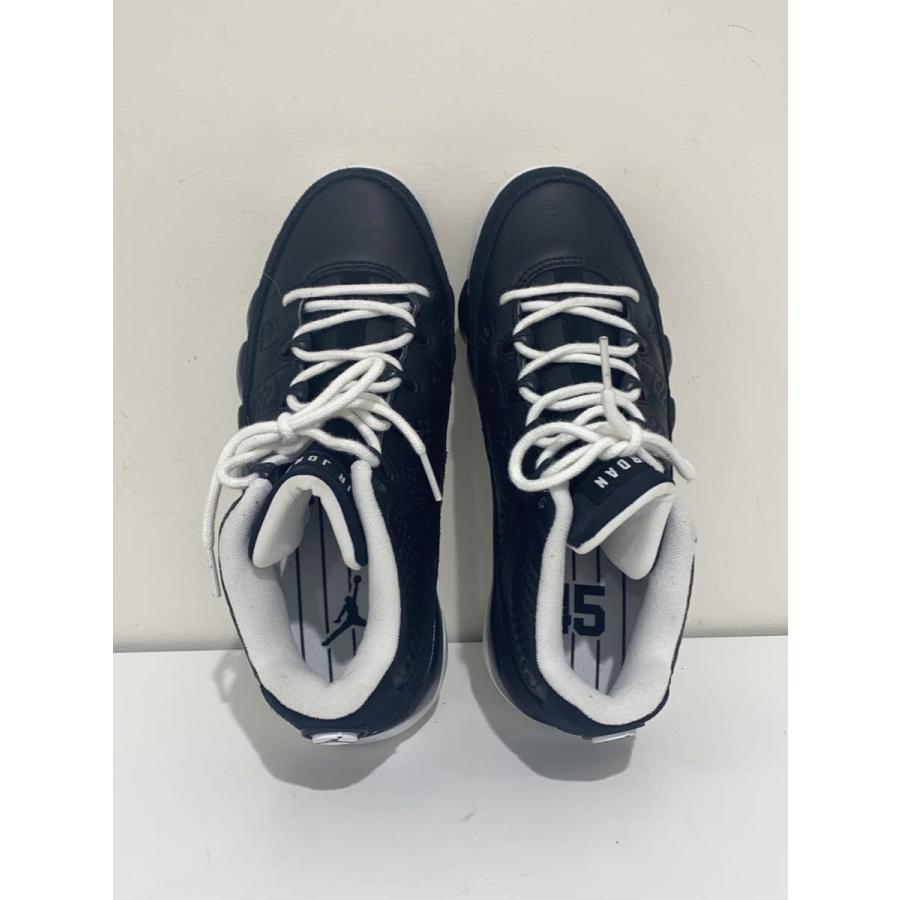 NIKE◇エアジョーダン9/ゴルフシューズ/ハイカットスニーカー/24cm/BLK