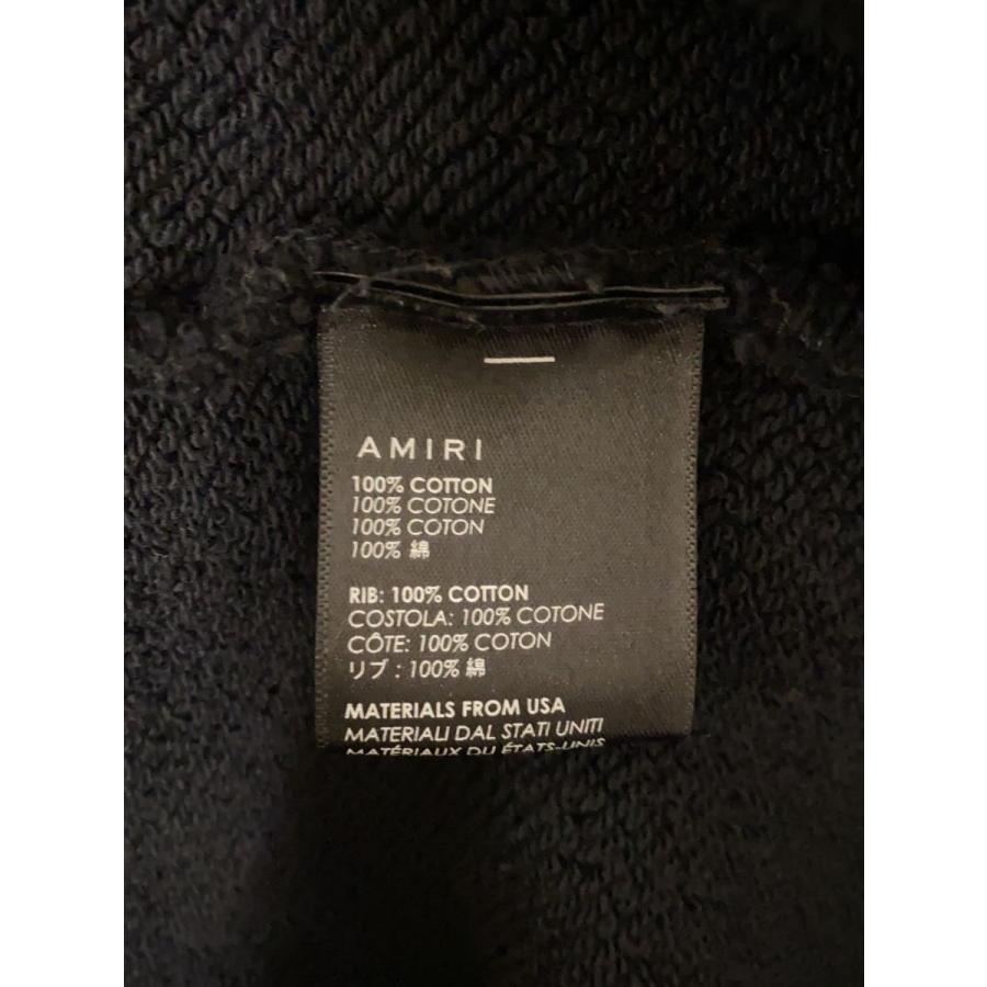 AMIRI◇22AW/PUFF LOGO HOODIE/パーカー/M/コットン/BLK : セカンド
