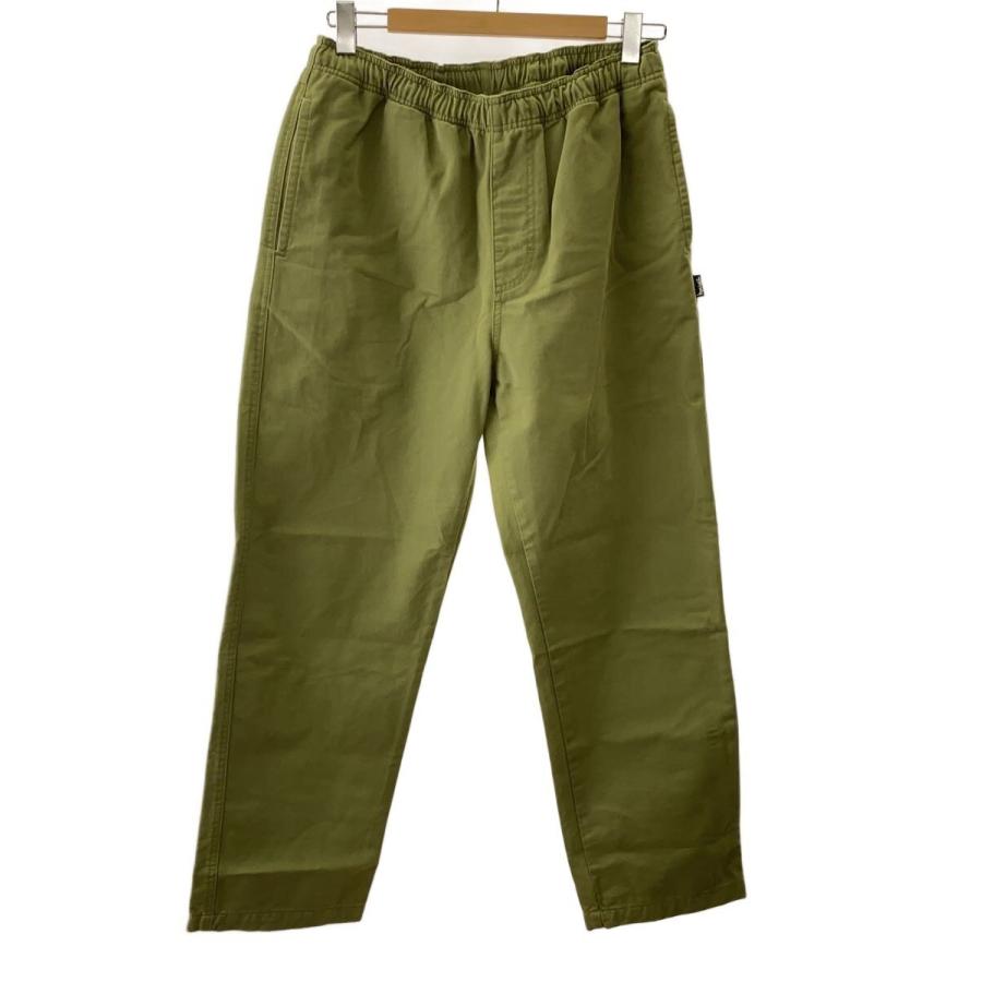 STUSSY◇Brushed Beach Pant/M/コットン/GRN/116553// : セカンド
