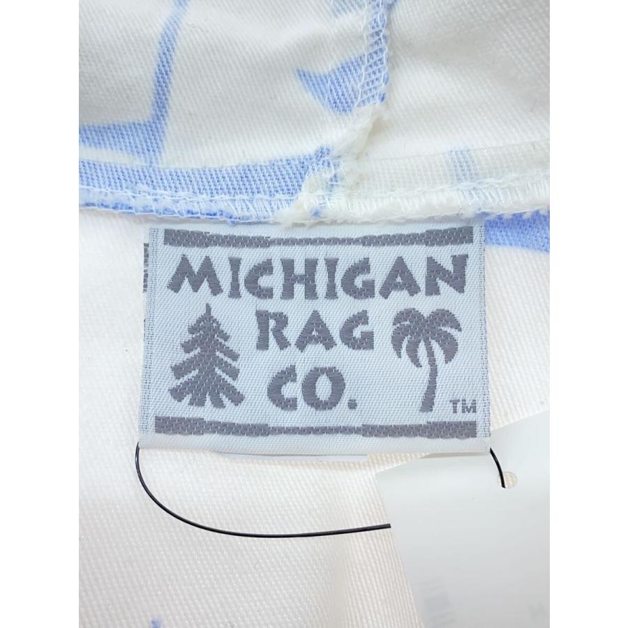 MICHIGAN RAG/90s/ヨット柄/USA製/パーカー/M/コットン/WHT/総柄_2