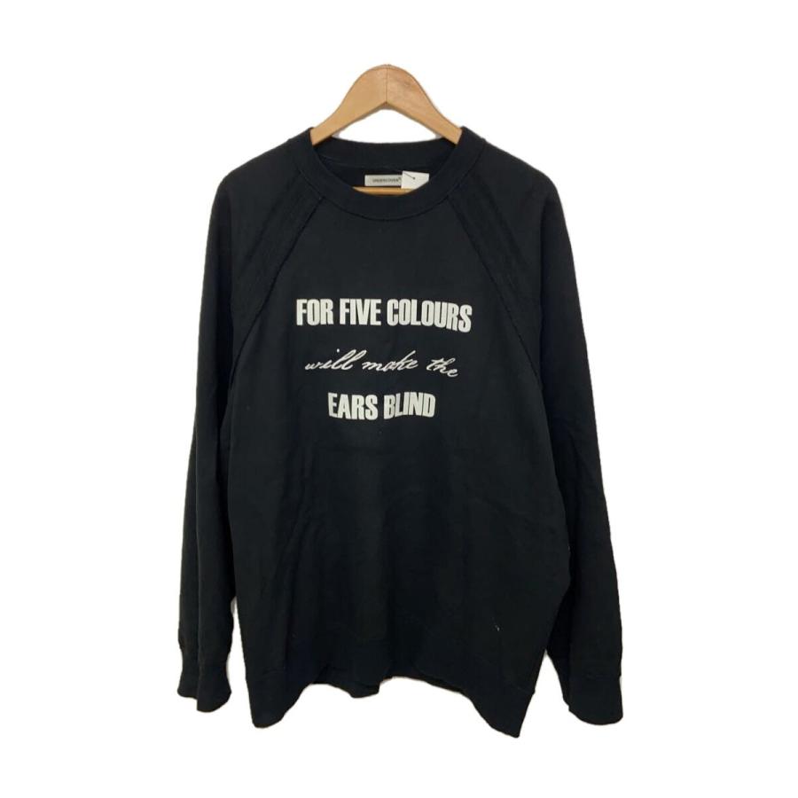 UNDERCOVER◇UNDERCOVER アンダーカバー/スウェット/5/コットン/BLK