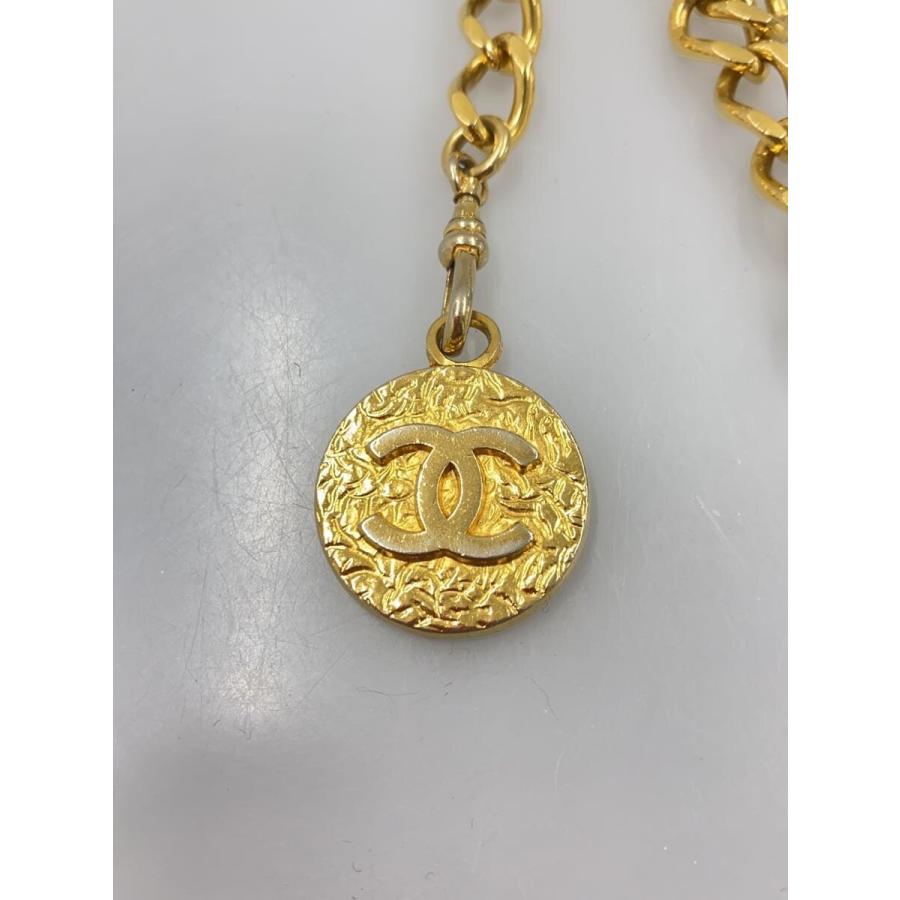 CHANEL◆ベルト/--/GLD/レディース/チェーンベルト/コイン/ココマーク//_2