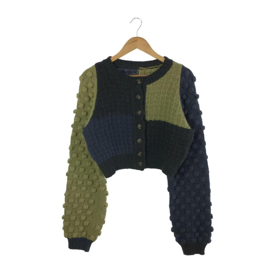LEINWANDE◇Bubble Patchwork Cardigan/--/--/マルチカラー  