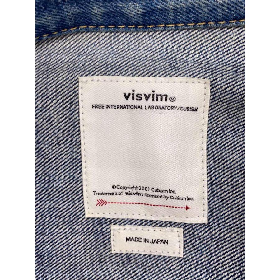 visvim◆Gジャン/2/コットン/インディゴ/SS 101 JKT DMGD-1001/F.I.L. EXCLUSIVE｜ssol-shopping｜03