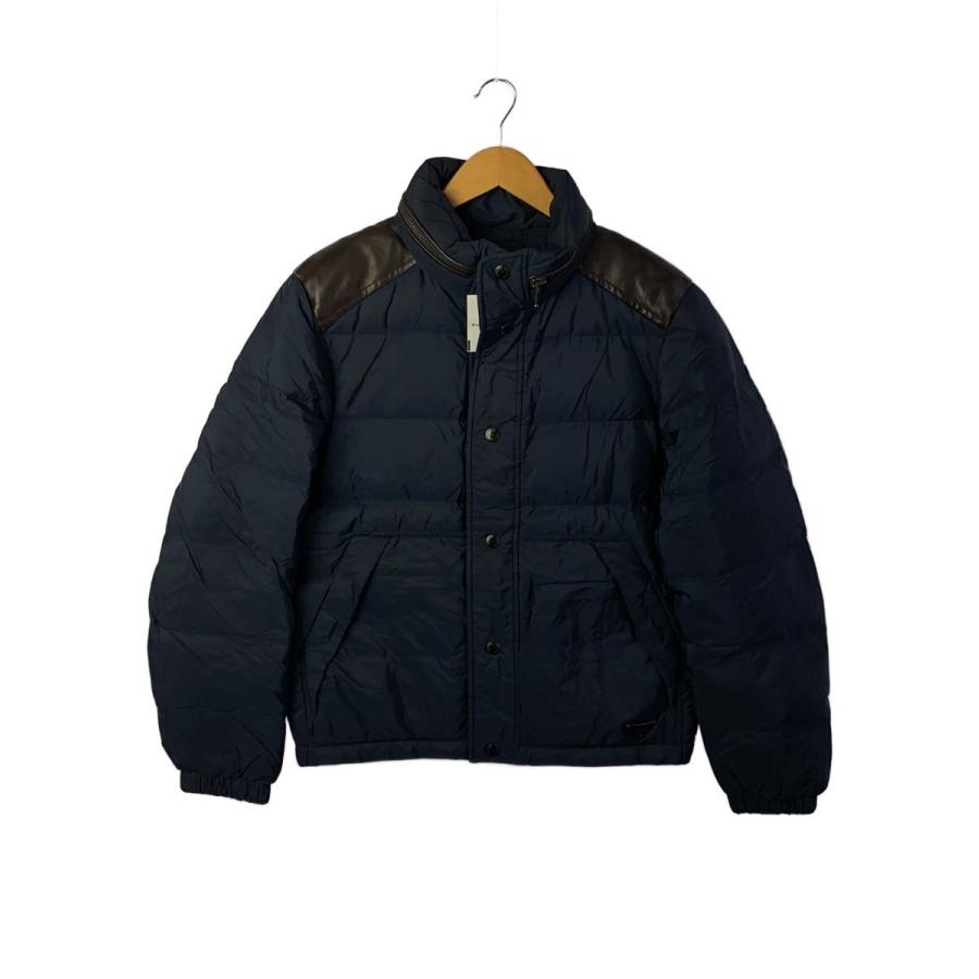 PRADA◇ダウンジャケット/48/ナイロン/ネイビー/無地/SGH656