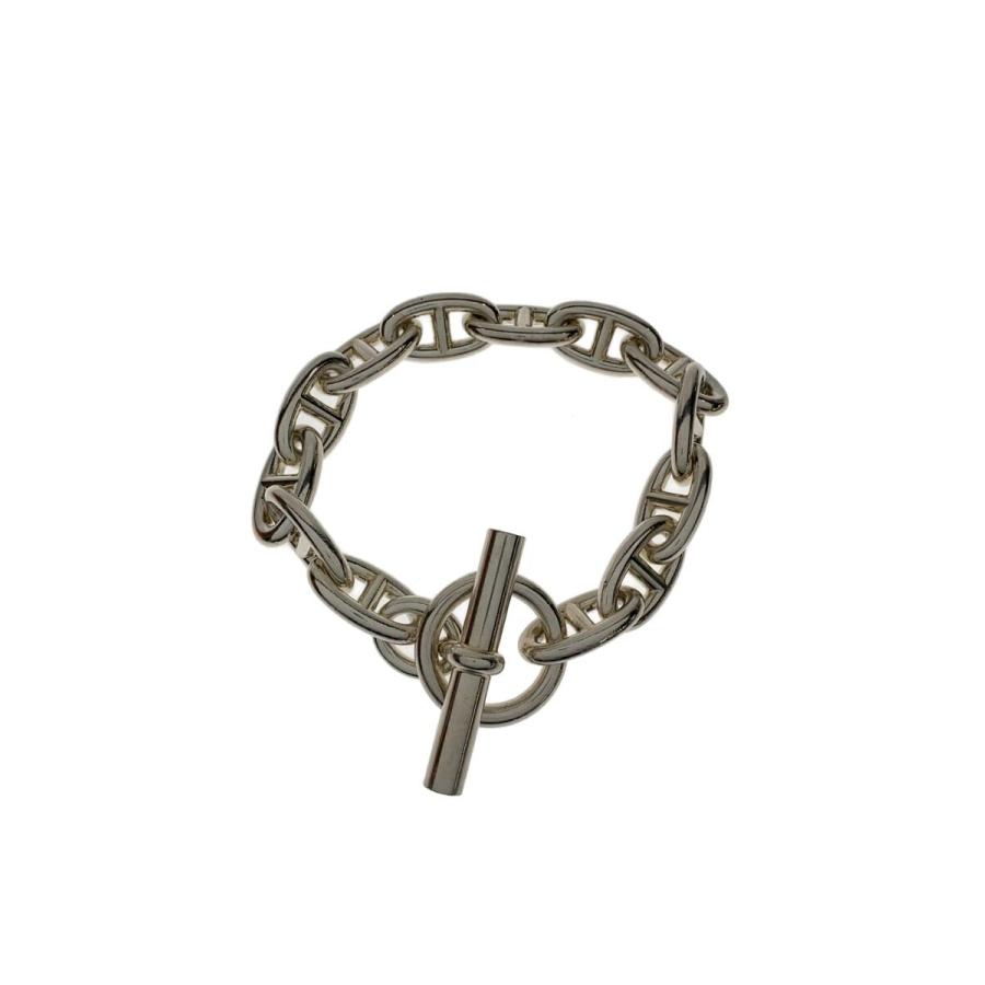 GM13コマブレスレットSV925 HERMES◇シェーヌダンクルGM/13コマ/ブレスレット/SV925/シルバー