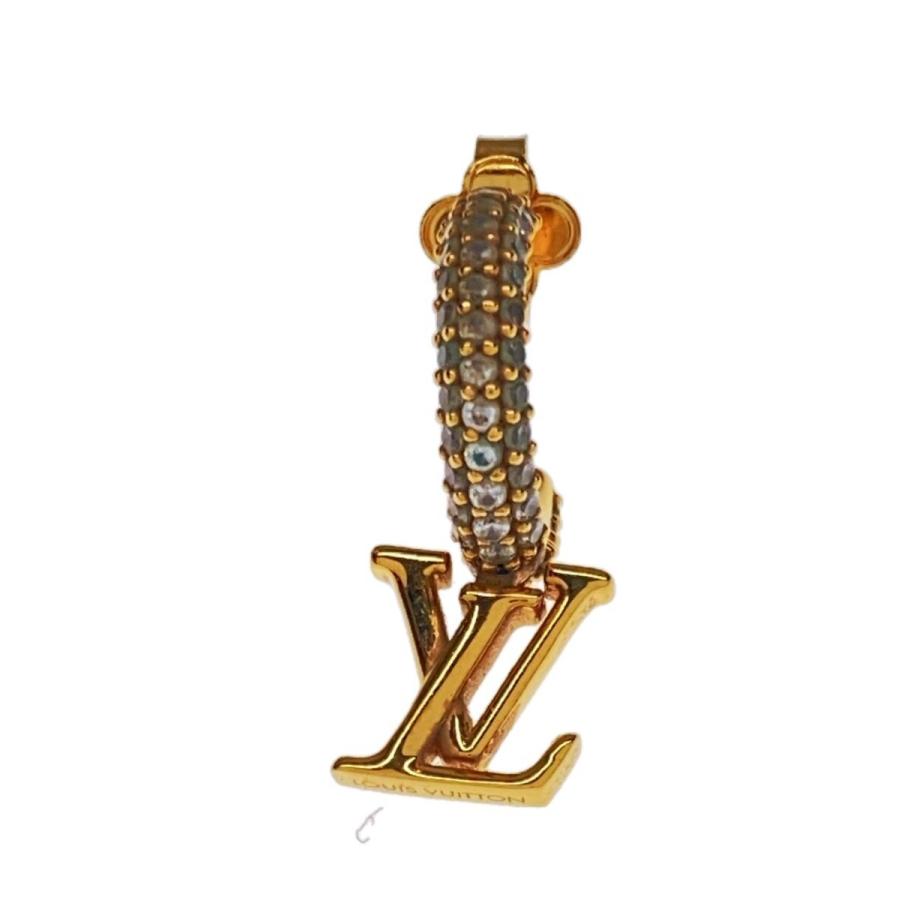 LOUIS VUITTON◇ピアス/ラインストーン/ゴールド/レディース