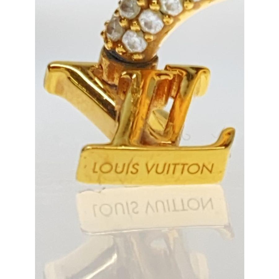 LOUIS VUITTON◇ピアス/ラインストーン/ゴールド/レディース