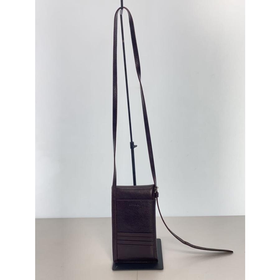 LEMAIRE◇ショルダーバッグ/レザー/BRW/無地/MULTI POCKET GEAR BAG