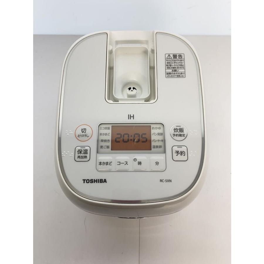 キッチン家電 TOSHIBA◇炊飯器 RC-5XN(W)