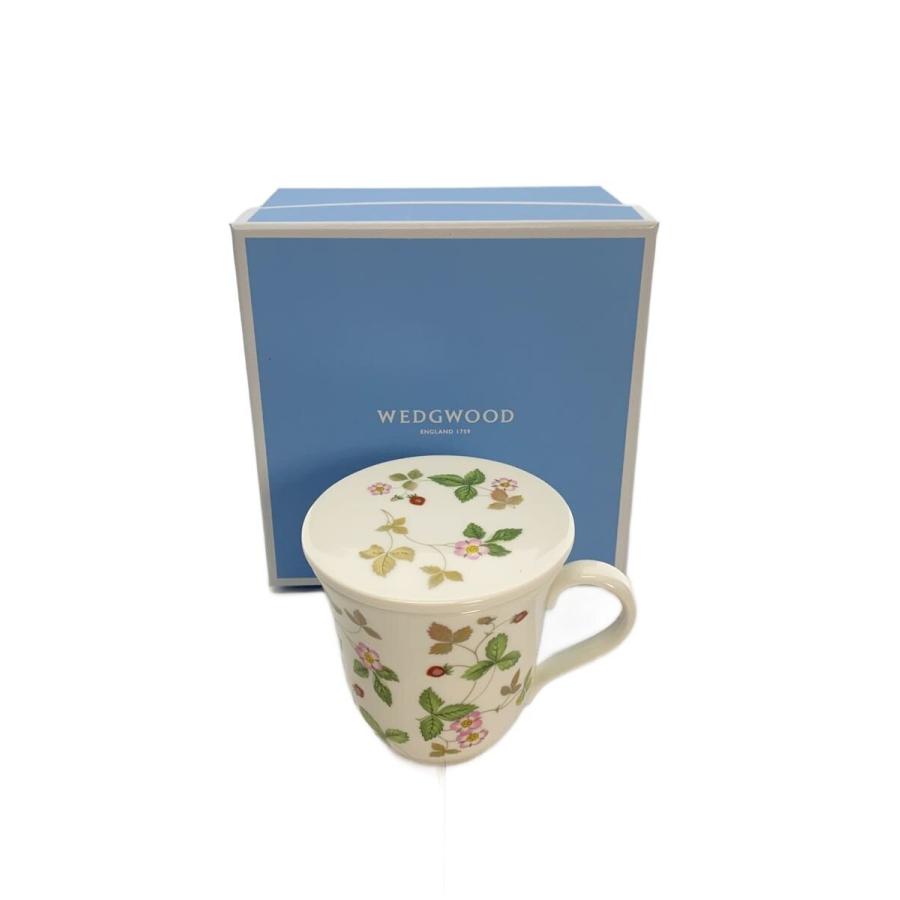 WEDGWOOD◇洋食器その他/WHT/WILD STRAWBERRY/蓋付マグカップ