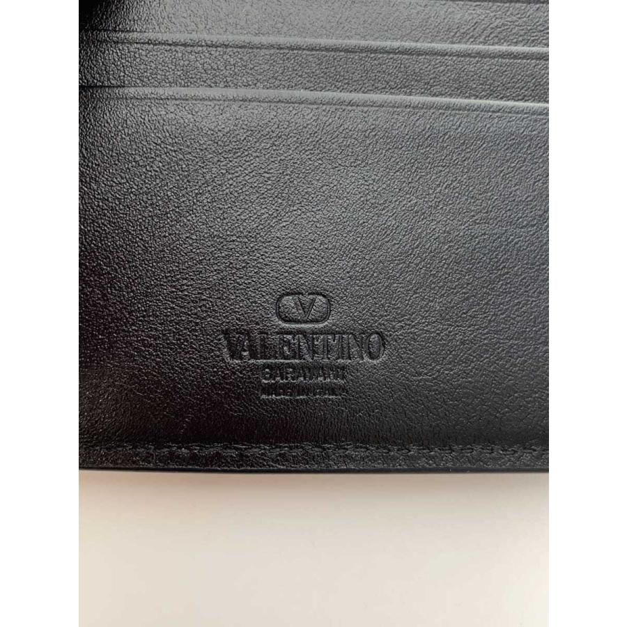 VALENTINO GARAVANI◇2つ折り財布/レザー/BLK/メンズ : セカンド