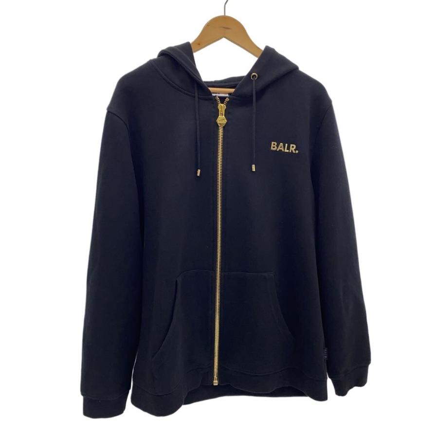 BALR.◇ジップパーカー/XXL/コットン/BLK/無地// : セカンドストリート
