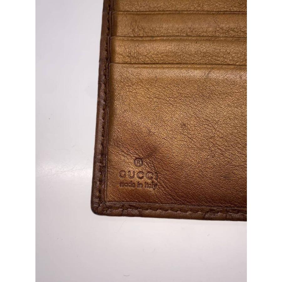 GUCCI◇3つ折り財布/レザー/BRW/総柄/レディース// GUCCI(グッチ) ⁄ 3