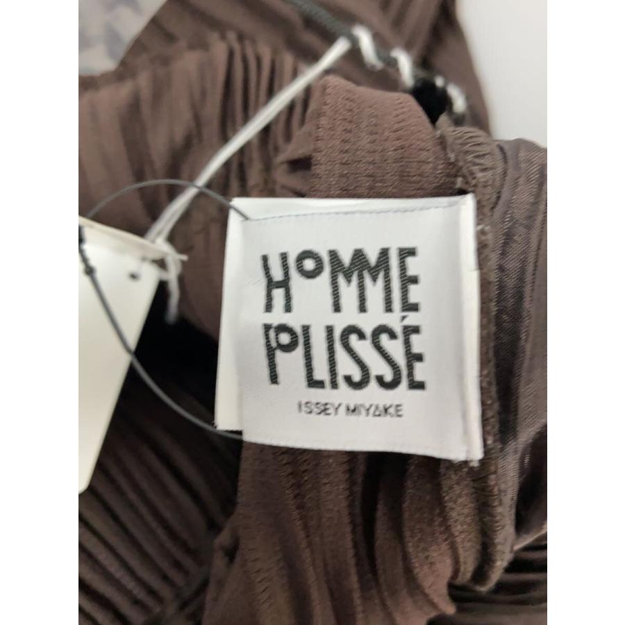 HOMME PLISSE ISSEY MIYAKE◇ボトム/2/ポリエステル/BRW/HP41JF129