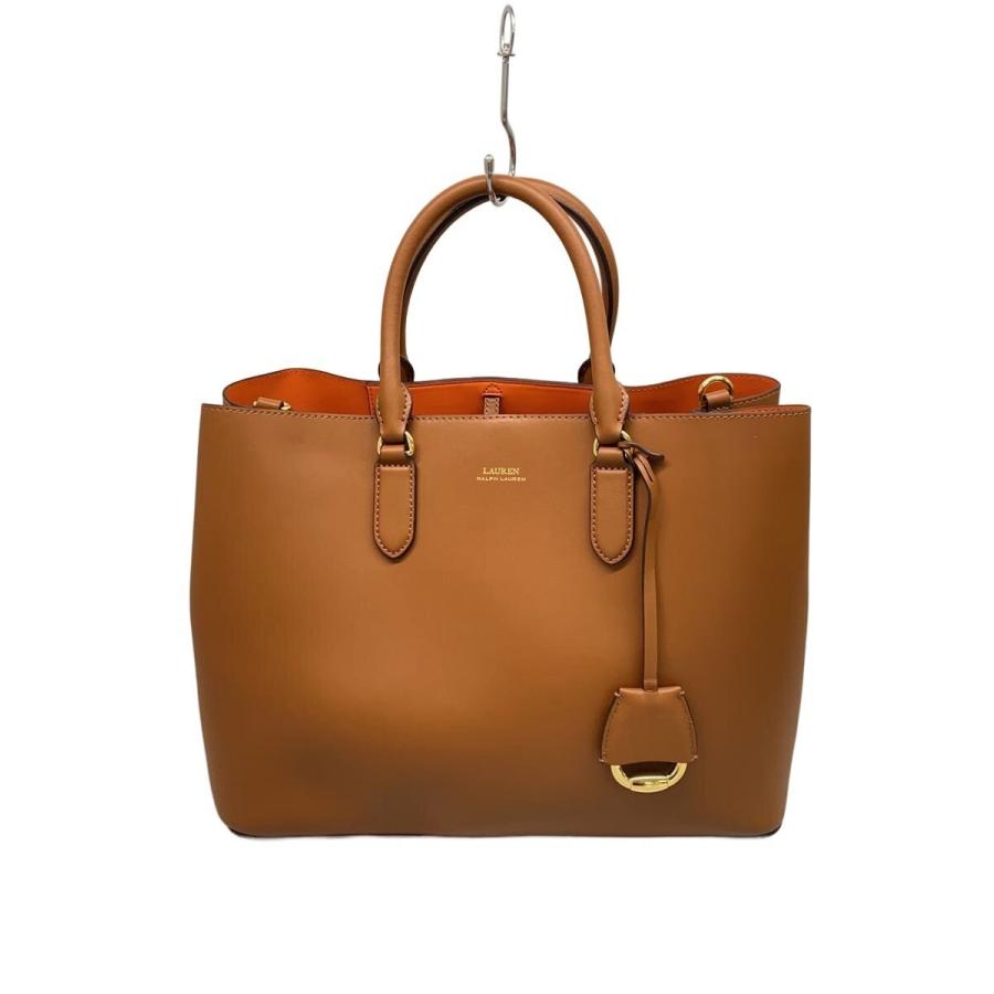 大人気☆LAUREN RALPH LAUREN☆トートバッグ☆レザー☆ブラウン！ LAUREN RALPH LAUREN◇トートバッグ/レザー/BRW : セカンドストリート