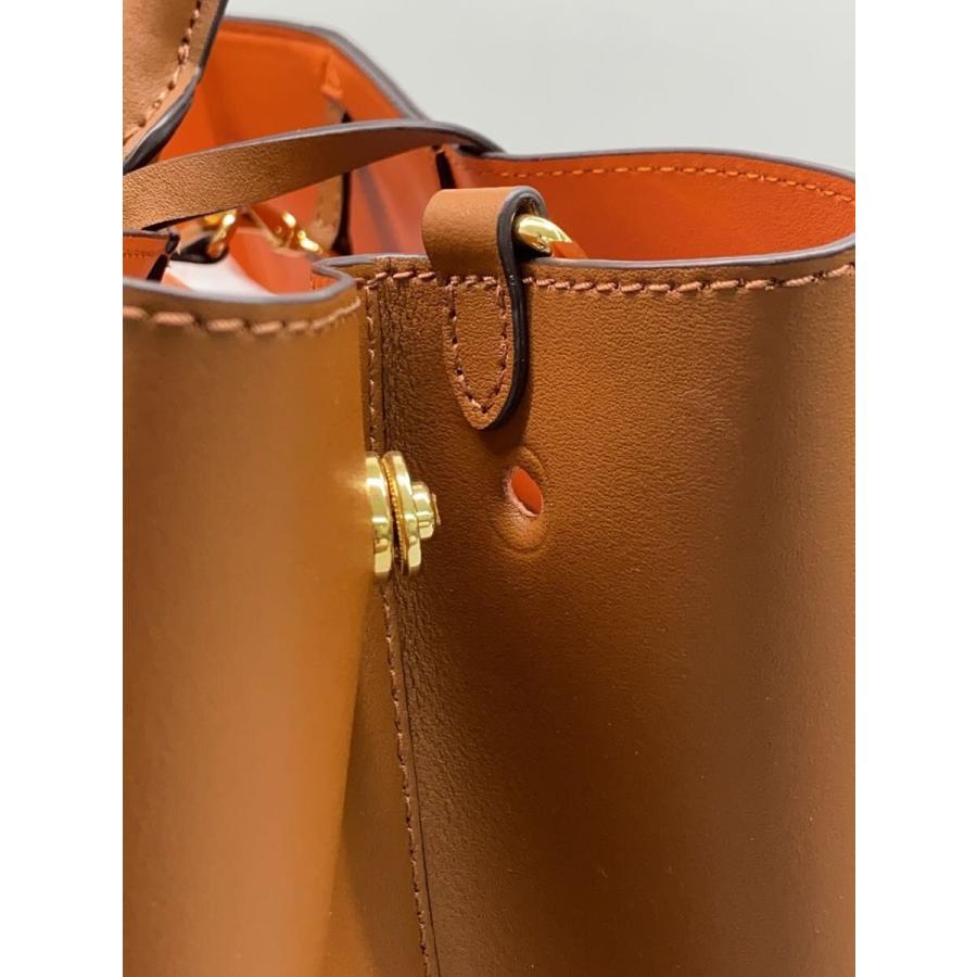 LAUREN RALPH LAUREN◇トートバッグ/レザー/BRW : セカンドストリート