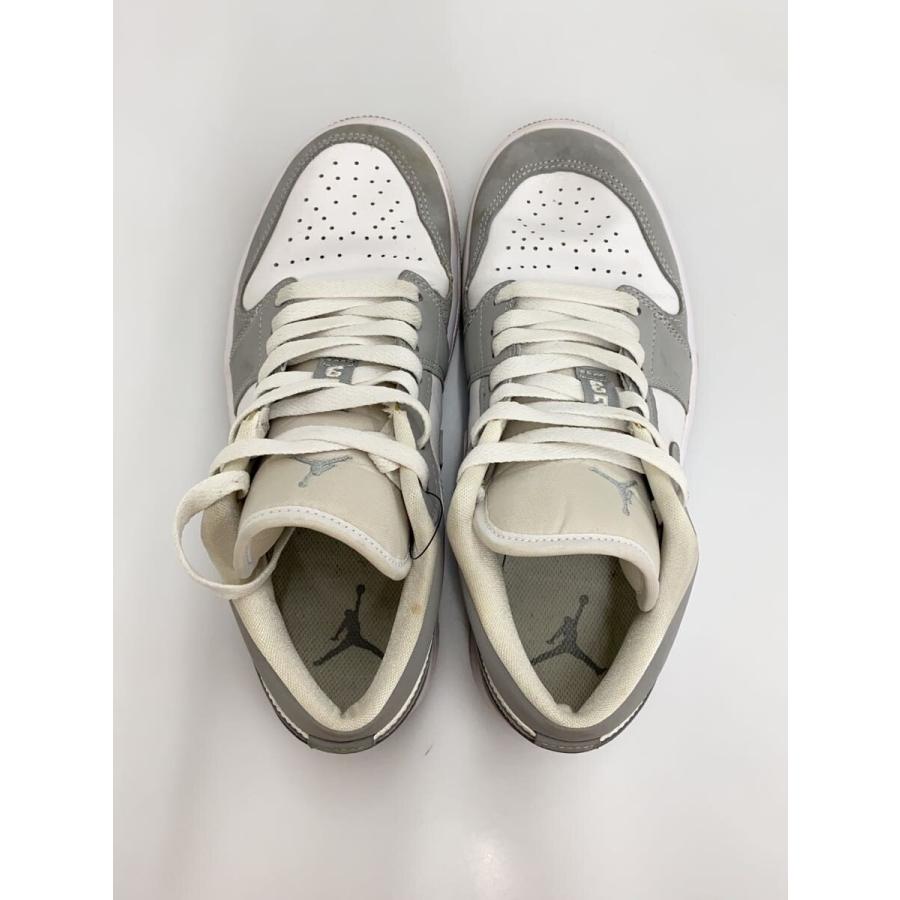 NIKE◇AIR JORDAN 1 LOW_エア ジョーダン LOW/24cm/GRY : セカンド