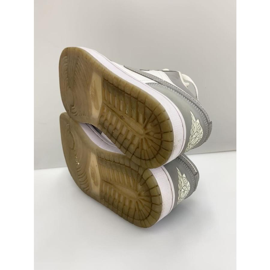 NIKE◇AIR JORDAN 1 LOW_エア ジョーダン LOW/24cm/GRY : セカンド