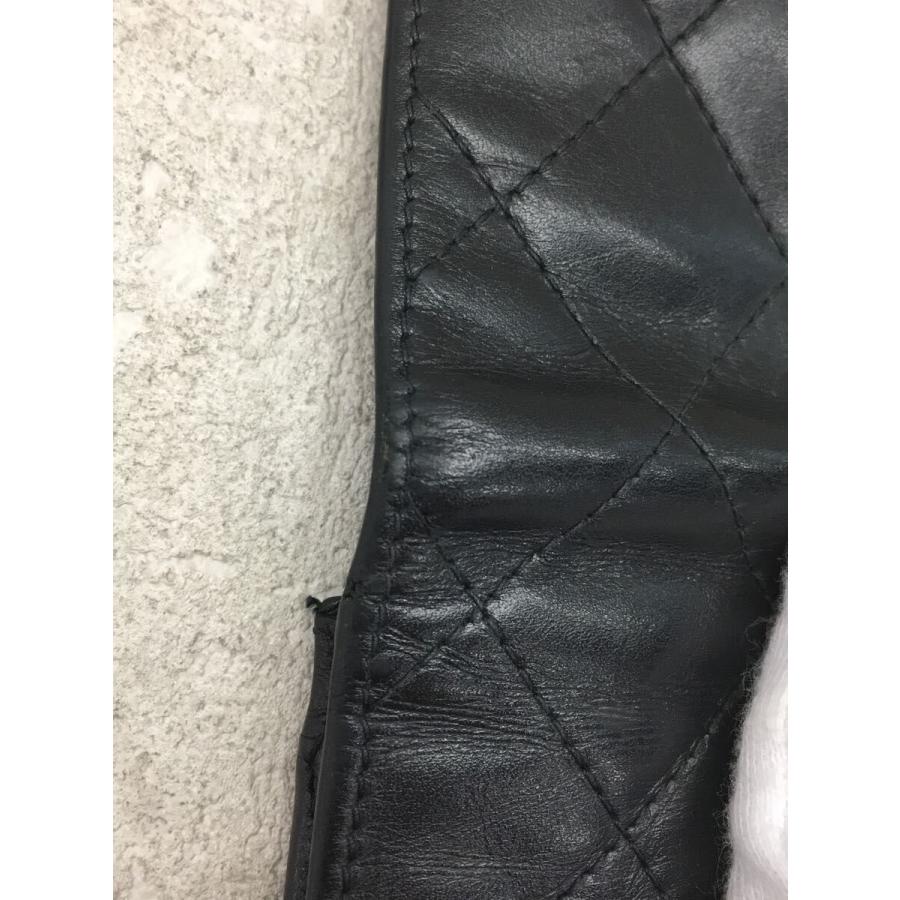 CHANEL◆カンボンライン/2つ折り財布/レザー/BLK/レディース｜ssol-shopping｜08