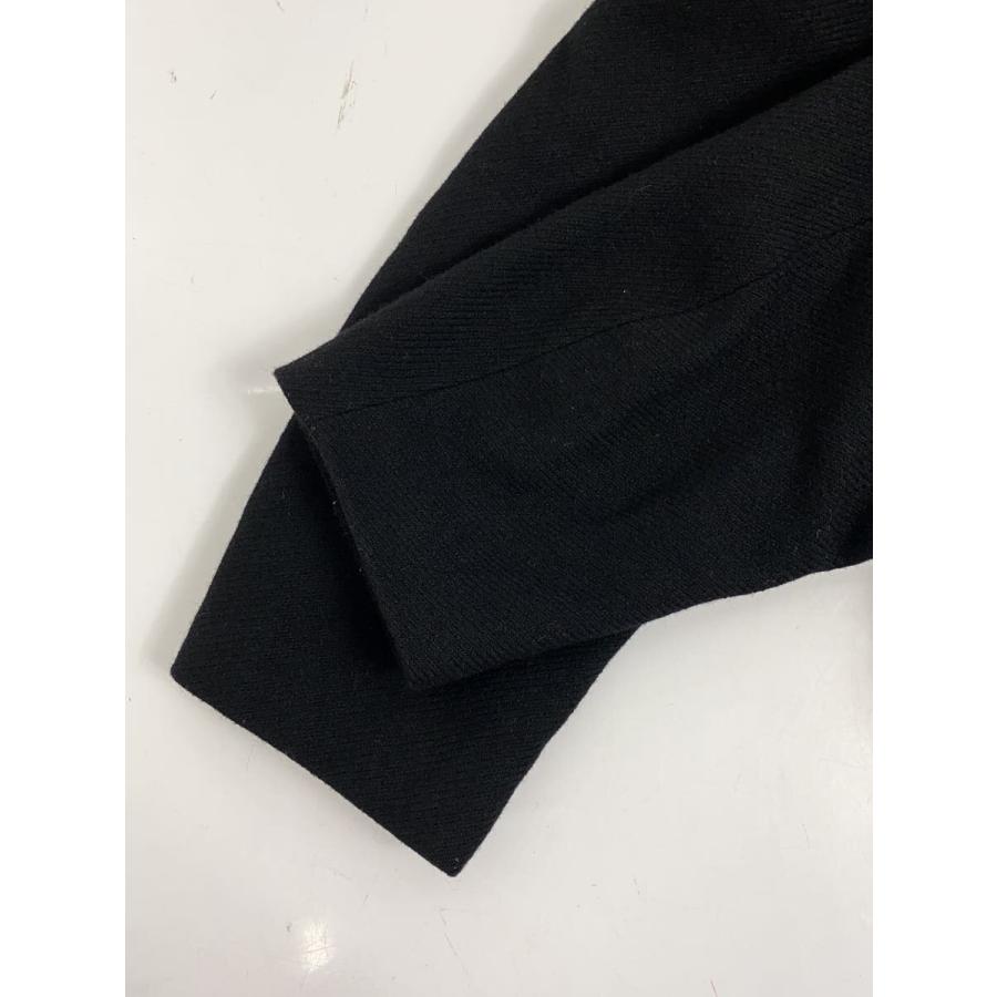OMAR AFRIDI◇DISTORTED COCOON COAT/コート/46/ウール/BLK/無地 OMAR AFRIDI◇DISTORTED COCOON COAT/コート/46/ウール/BLK/無地