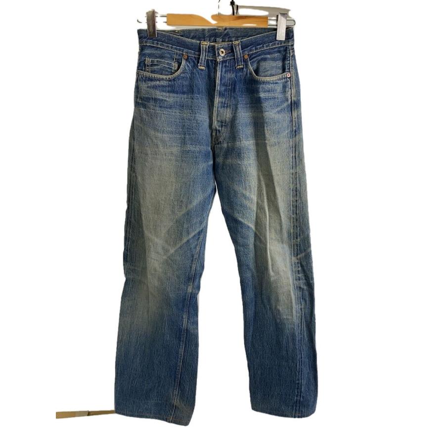 DENIME ストレートデニム 30⭐︎美品⭐︎ Denime◇ストレートパンツ/黄耳/ボタンフライ/30/コットン/IDG/無地