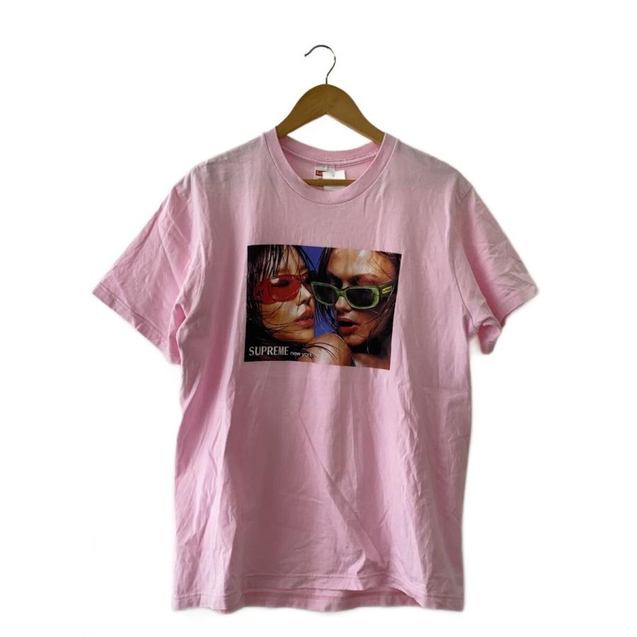 新品】Supreme Eyewear Tee pink L Supreme 送料無料 メンズ Tシャツ