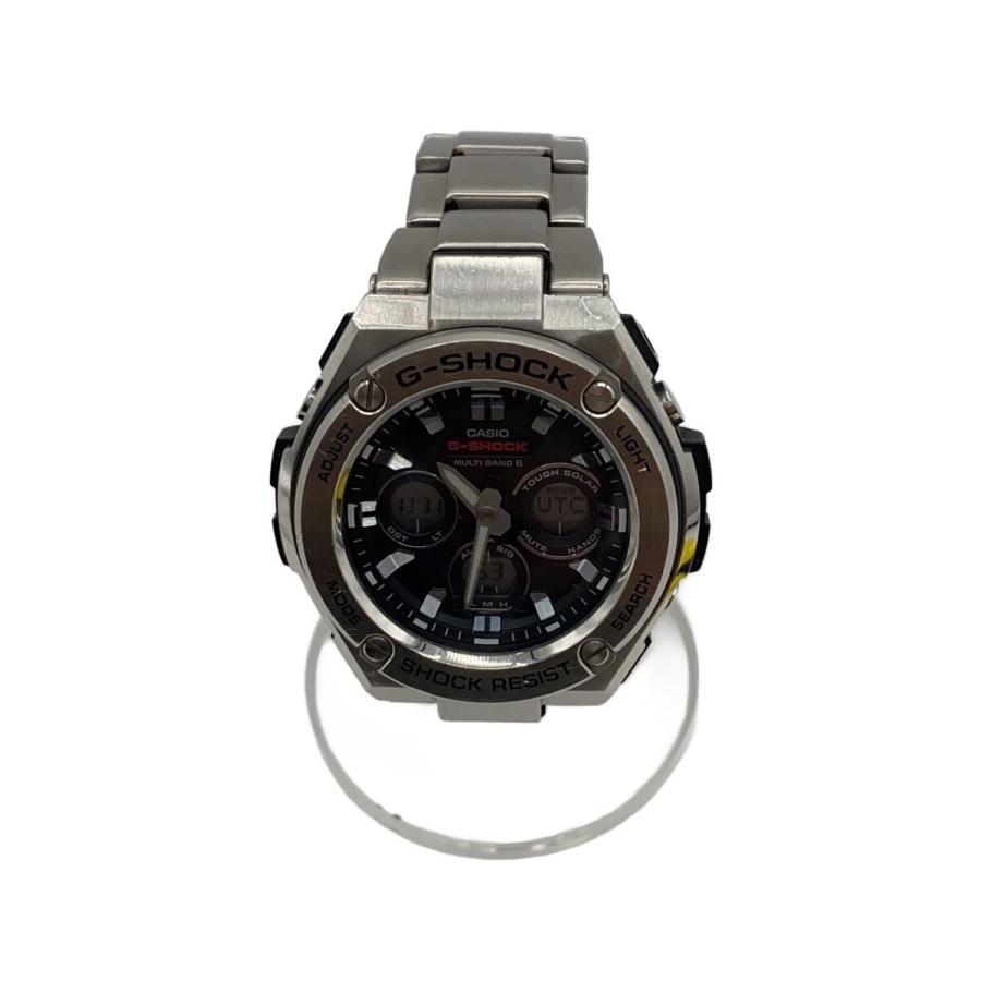 時計 CASIO G-SHOCK GST-W3100 CASIO◇クォーツ腕時計/デジアナ/ステンレス/BLK/GST-W3100 : セカンド