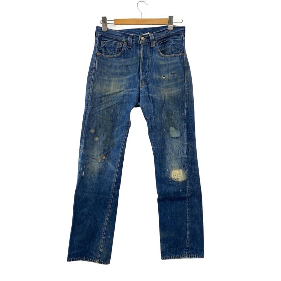 Levi's◇501xx/トルコ製/リペア加工/ボトム/30/コットン/IDG/PC9-47501