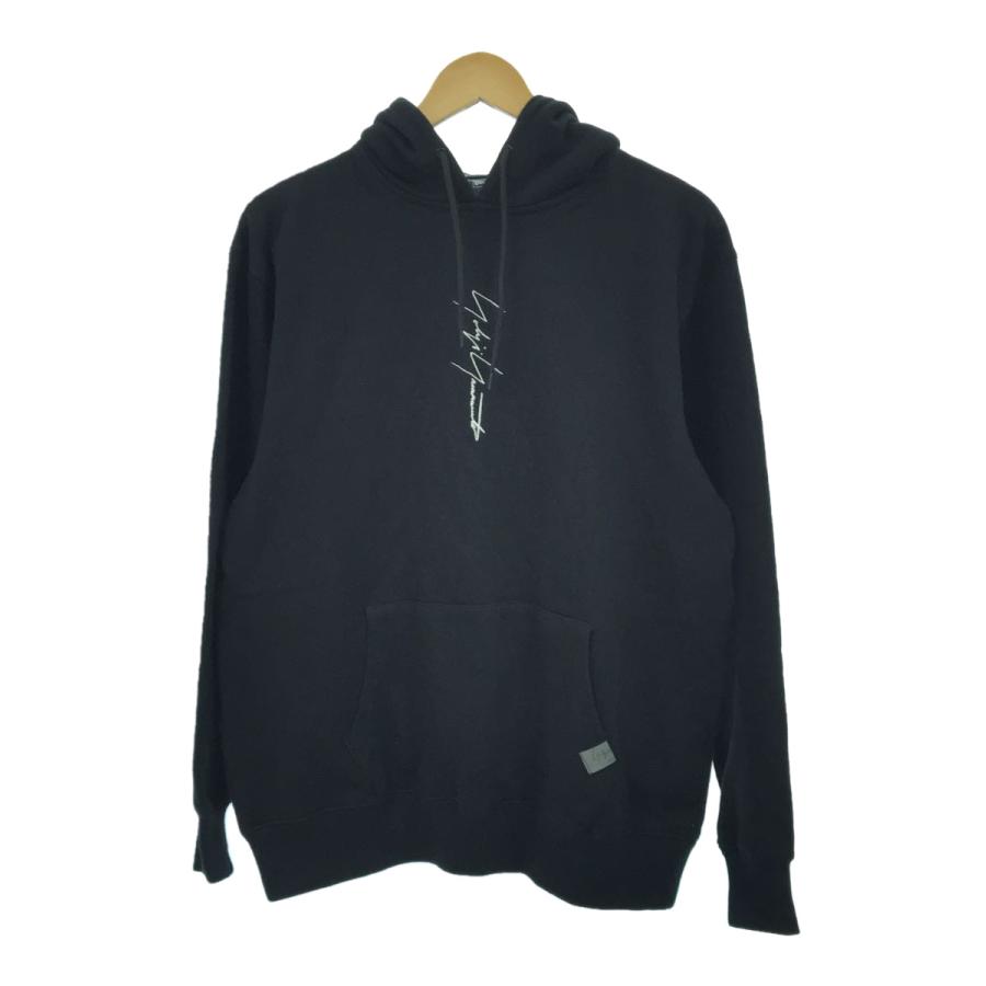 yohji yamamoto POUR HOMME◇パーカー/3/コットン/BLK/ヨウジヤマモト