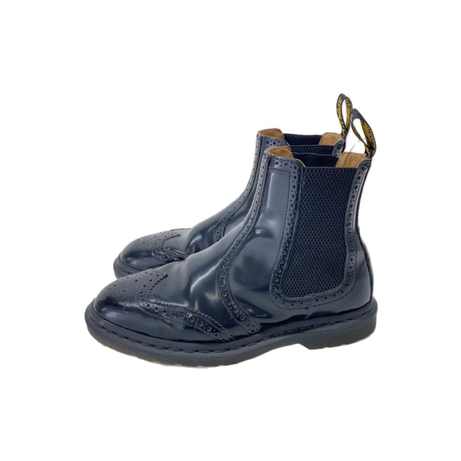 Dr.Martens◇GRAEME BROGUE/サイドゴアブーツ/UK5/ブラック
