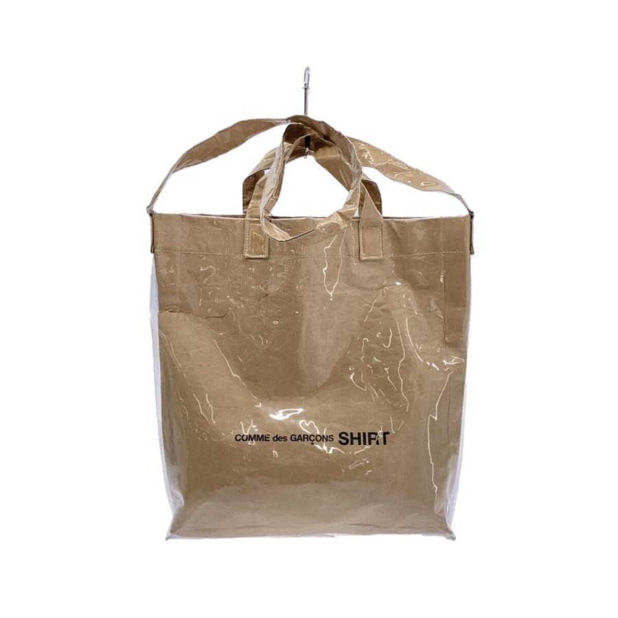 COMME des GARCONS SHIRT◇18SS/PVC PAPER SHOPPAER/2WAY/トートバッグ